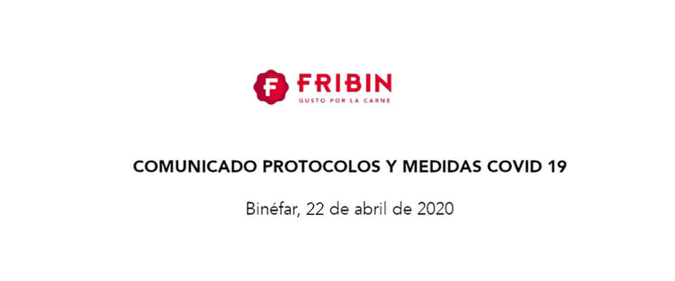 Comunicado medidas Covid 19, 22 de abril de 2020